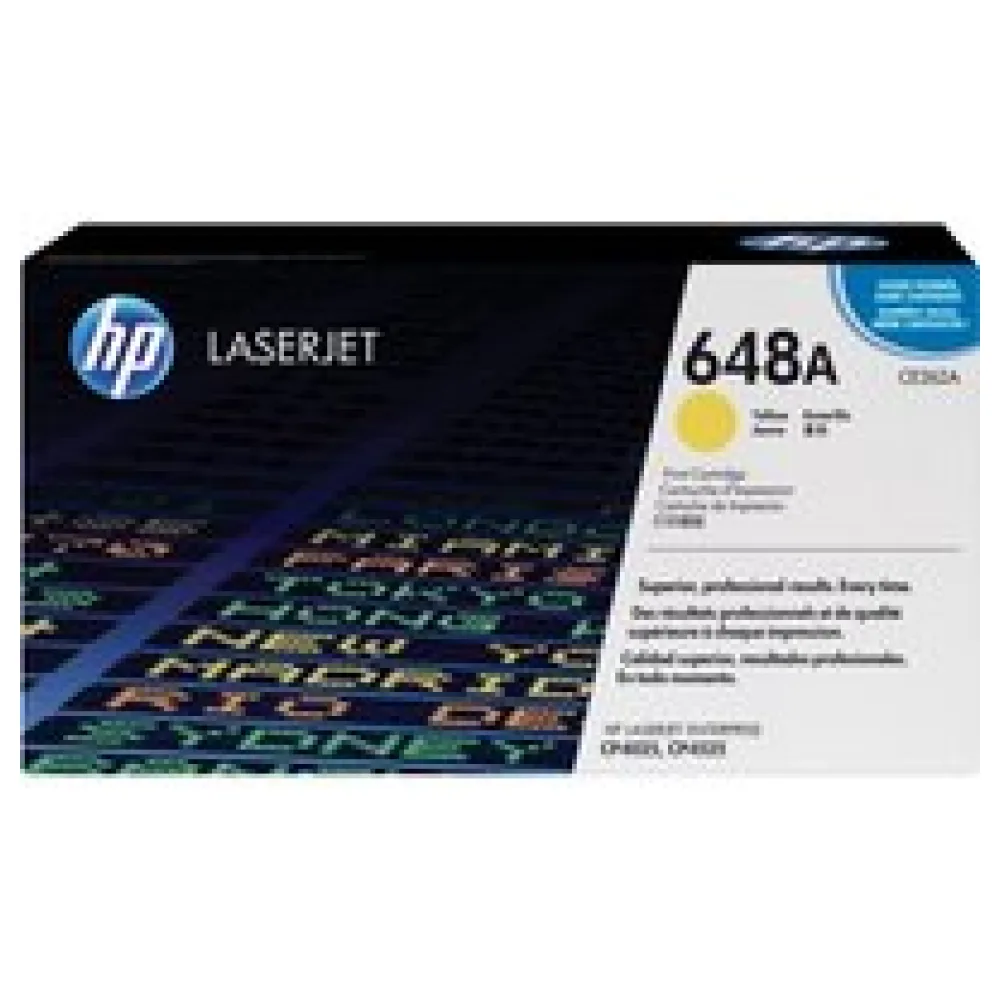Original HP CE262A / 648A Toner gelb – Bild 2
