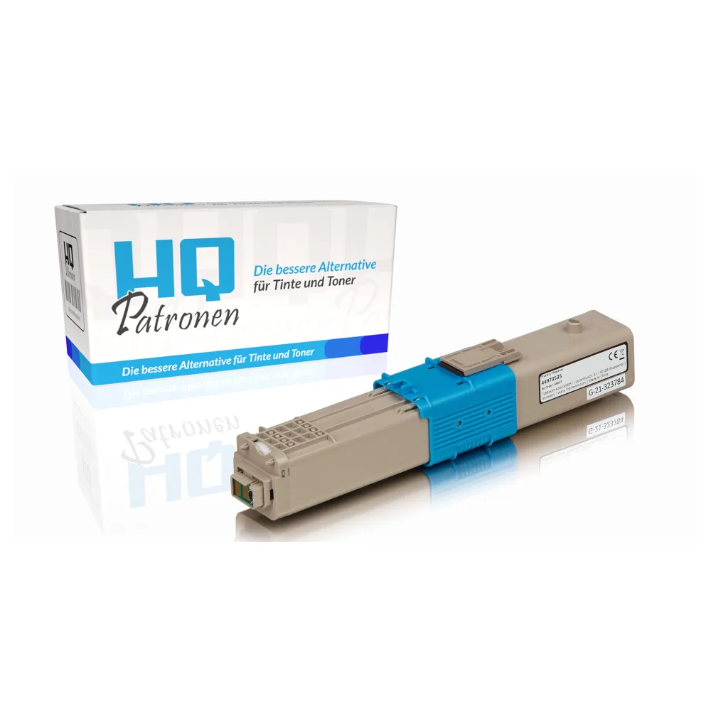 Kompatibel zu OKI 44973535 / C301 Tonerkartusche, cyan
