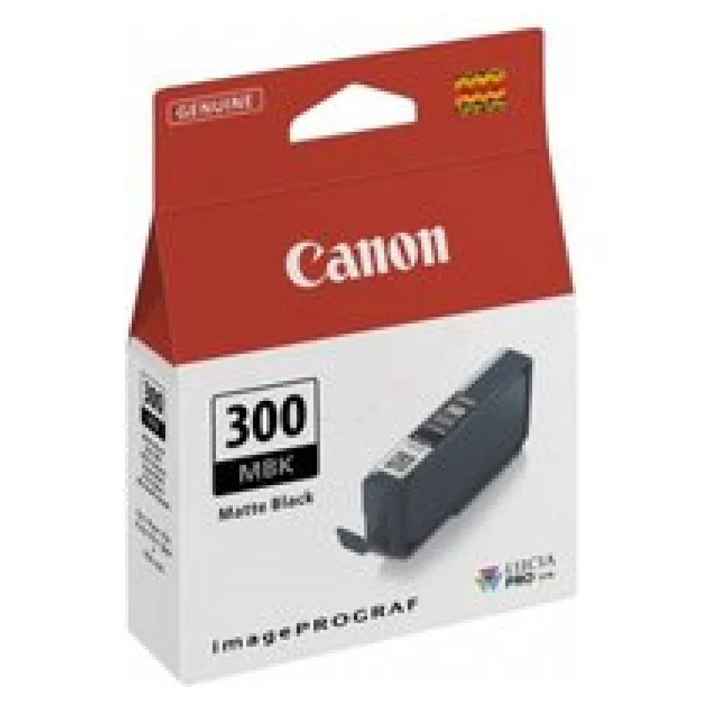 Original Canon 4192C001 / PFI300MBK Tintenpatrone schwarz matt – Bild 2