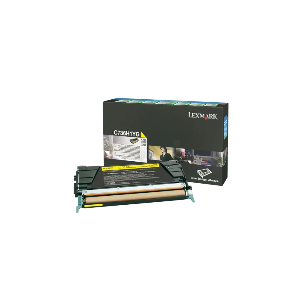 Original Lexmark C736H1YG Toner gelb