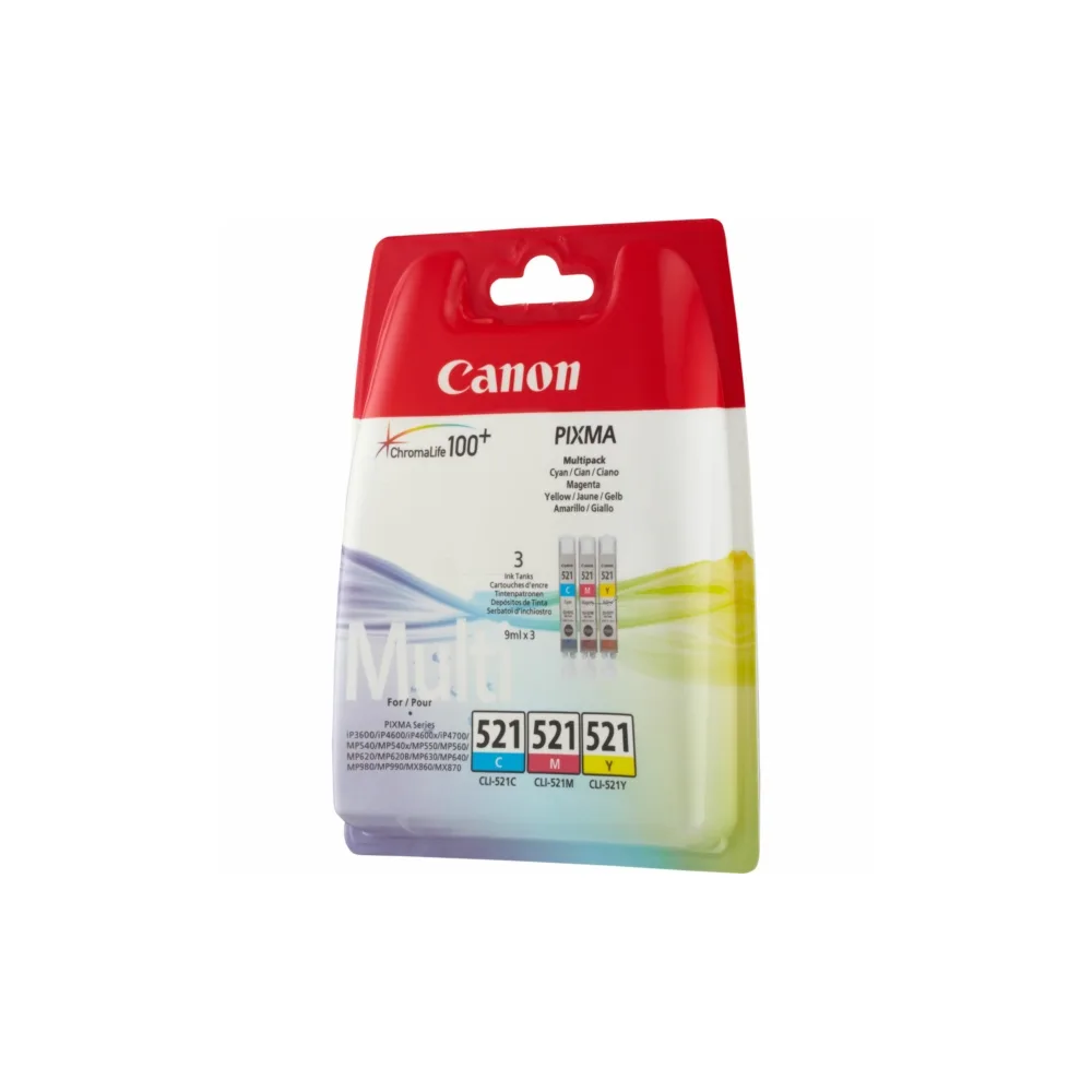 Original Canon 2934B015 / CLI521 Tintenpatrone Multipack