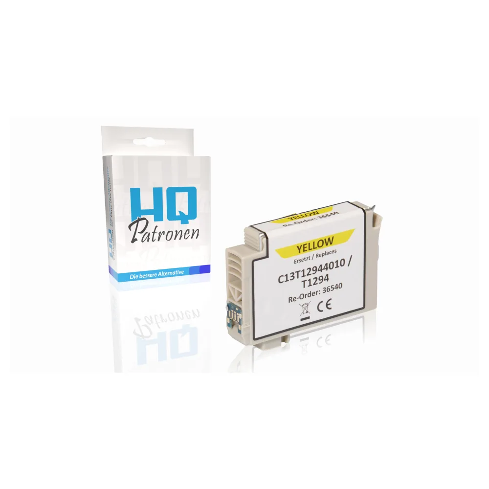 Kompatibel zu Epson C13T12944010 / T1294 Tintenpatrone, gelb