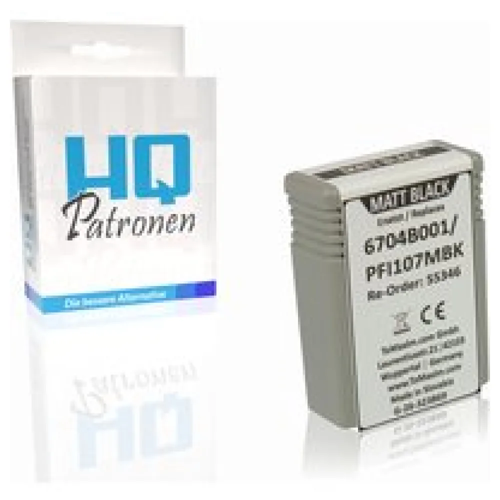 Kompatibel zu Canon 6704B001 / PFI-107MBK Tintenpatrone, matt schwarz – Bild 2