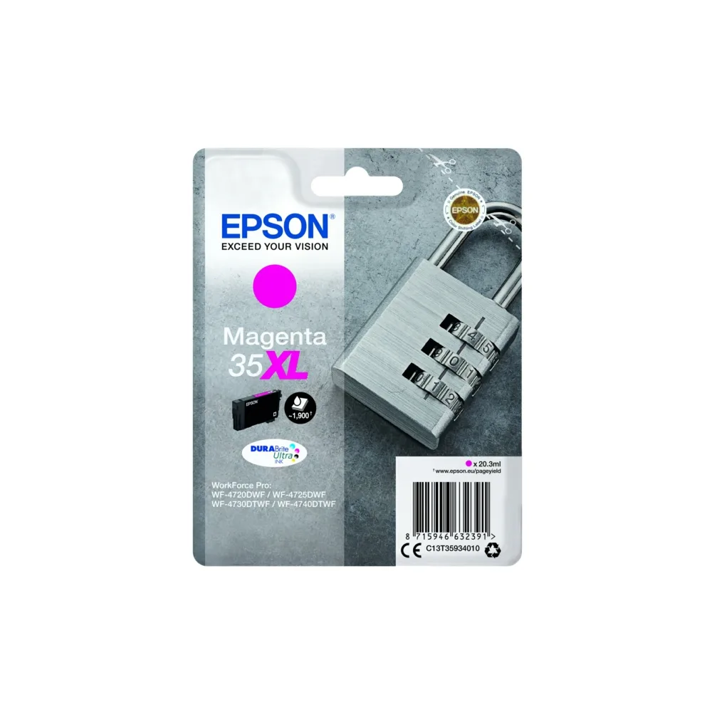 Original Epson C13T35934010 / 35XL Tintenpatrone magenta