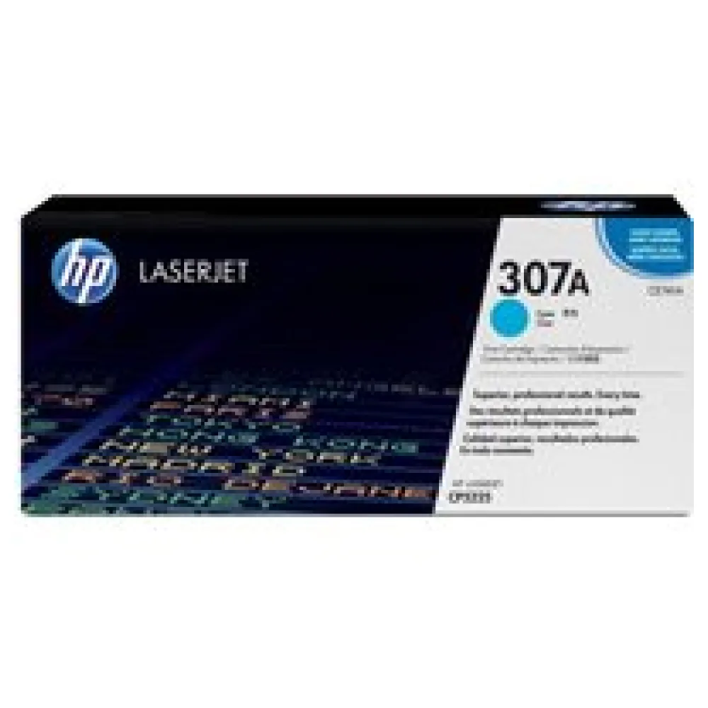 Original HP CE741A / 307A Toner cyan – Bild 2