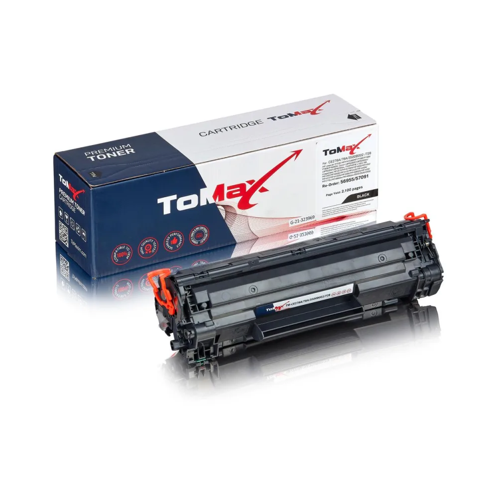 ToMax Premium ersetzt HP CE278A / 78A Toner, schwarz