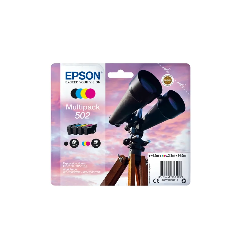 Original Epson C13T02V64010 / 502 Tintenpatrone Multipack