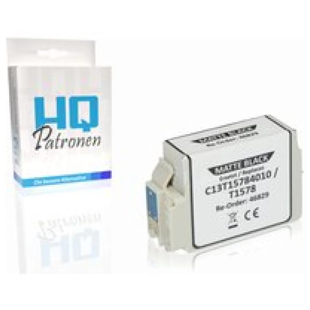 Kompatibel zu Epson C13T15784010 / T1578 Tintenpatrone, schwarz – Bild 2