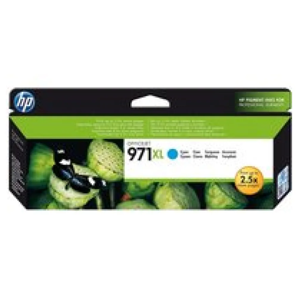 Original HP CN626AE / 971XL Tintenpatrone cyan – Bild 2