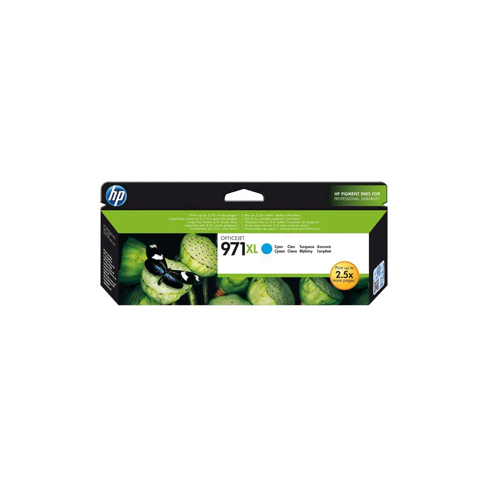 Original HP CN626AE / 971XL Tintenpatrone cyan