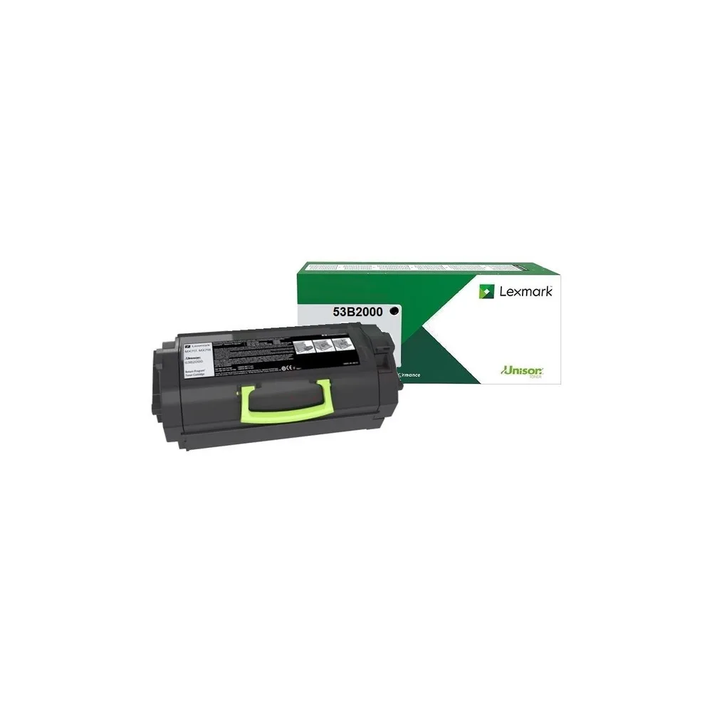 Original Lexmark 53B2000 Toner schwarz