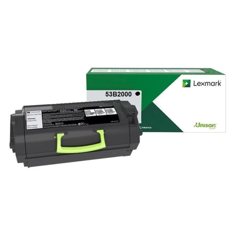Original Lexmark 53B2000 Toner schwarz