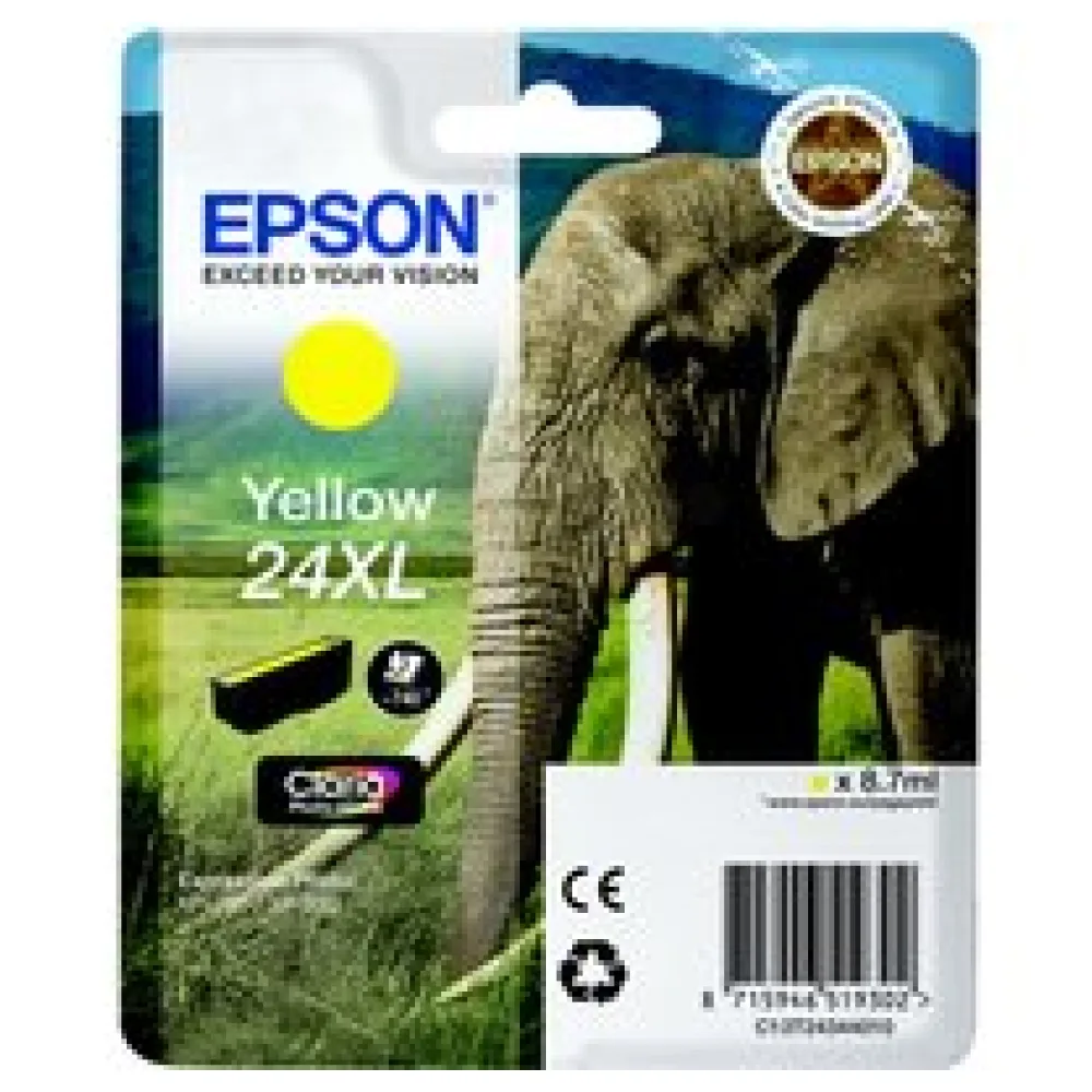Original Epson C13T24344012 / 24XL Tintenpatrone gelb – Bild 2