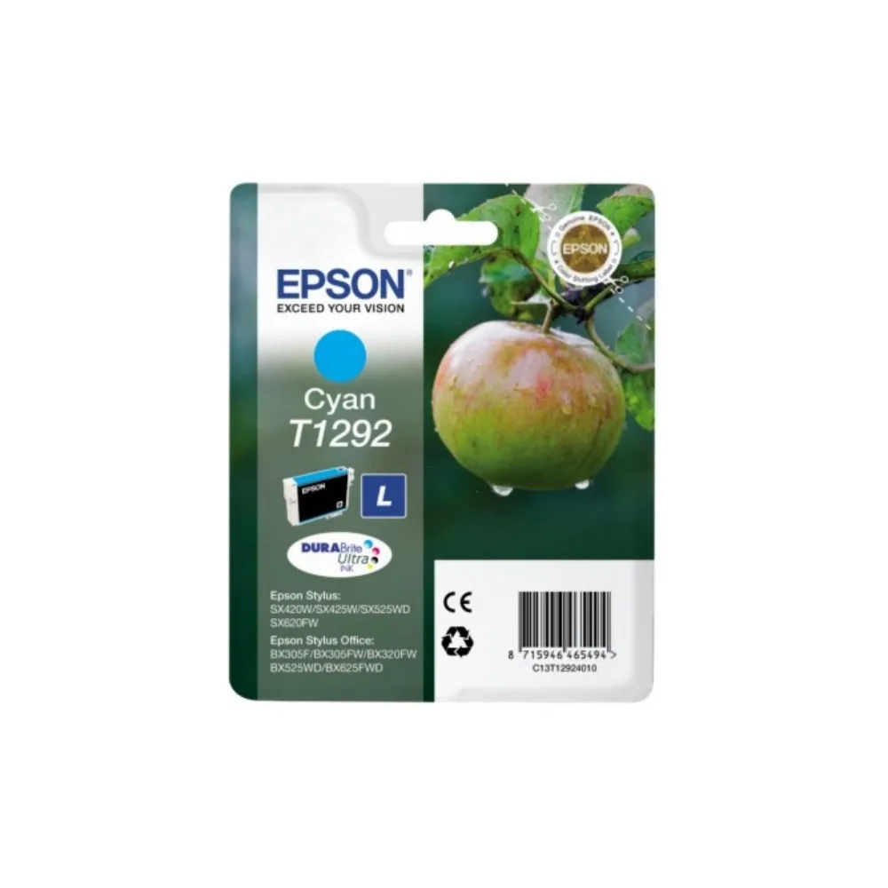 Original Epson C13T12924012 / T1292 Tintenpatrone cyan