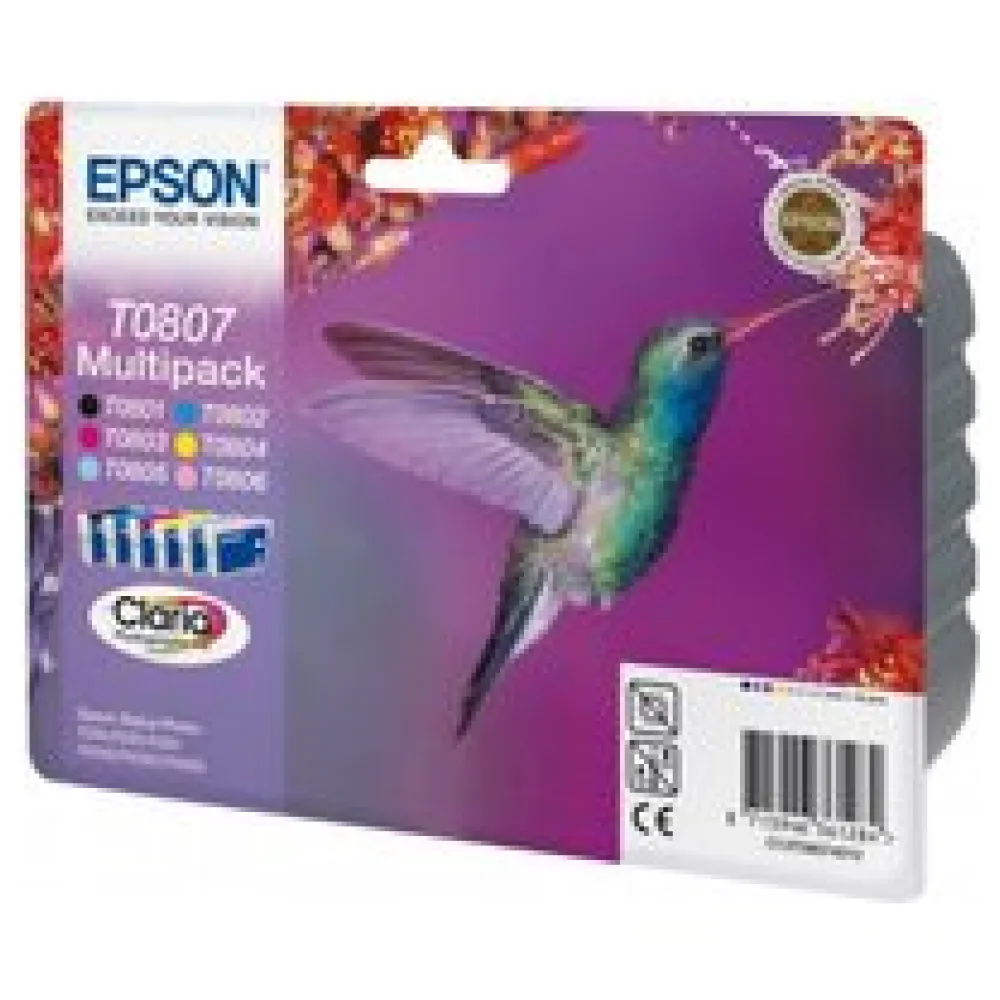 Original Epson C13T08074011 / T0807 Tintenpatrone Multipack – Bild 2