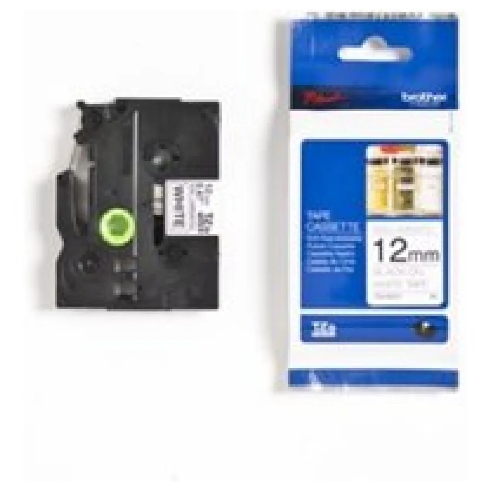 Original Brother TZEN231 P-Touch Farbband schwarz auf weiss Laminat 12mm x 8m – Bild 2