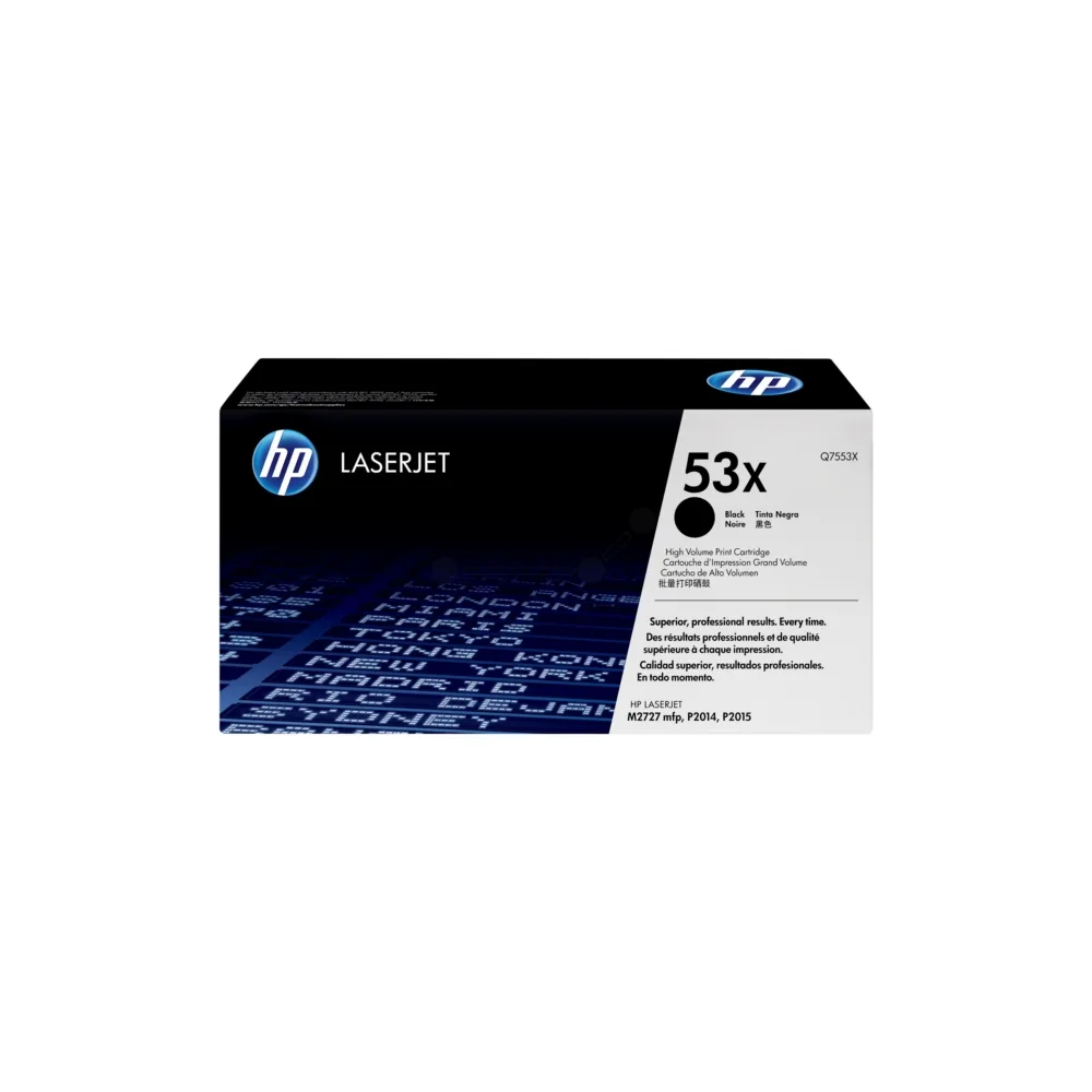 Original HP Q7553X / 53X Toner schwarz