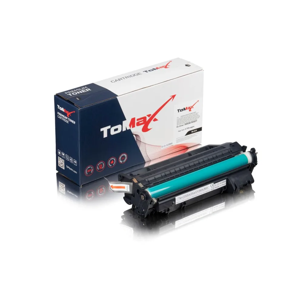 ToMax Premium ersetzt HP CF280A / 80A Toner, schwarz