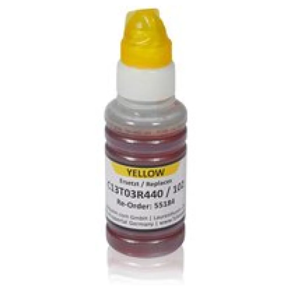 Kompatibel zu Epson C13T03R440 / 102 Tintenflasche, gelb – Bild 2