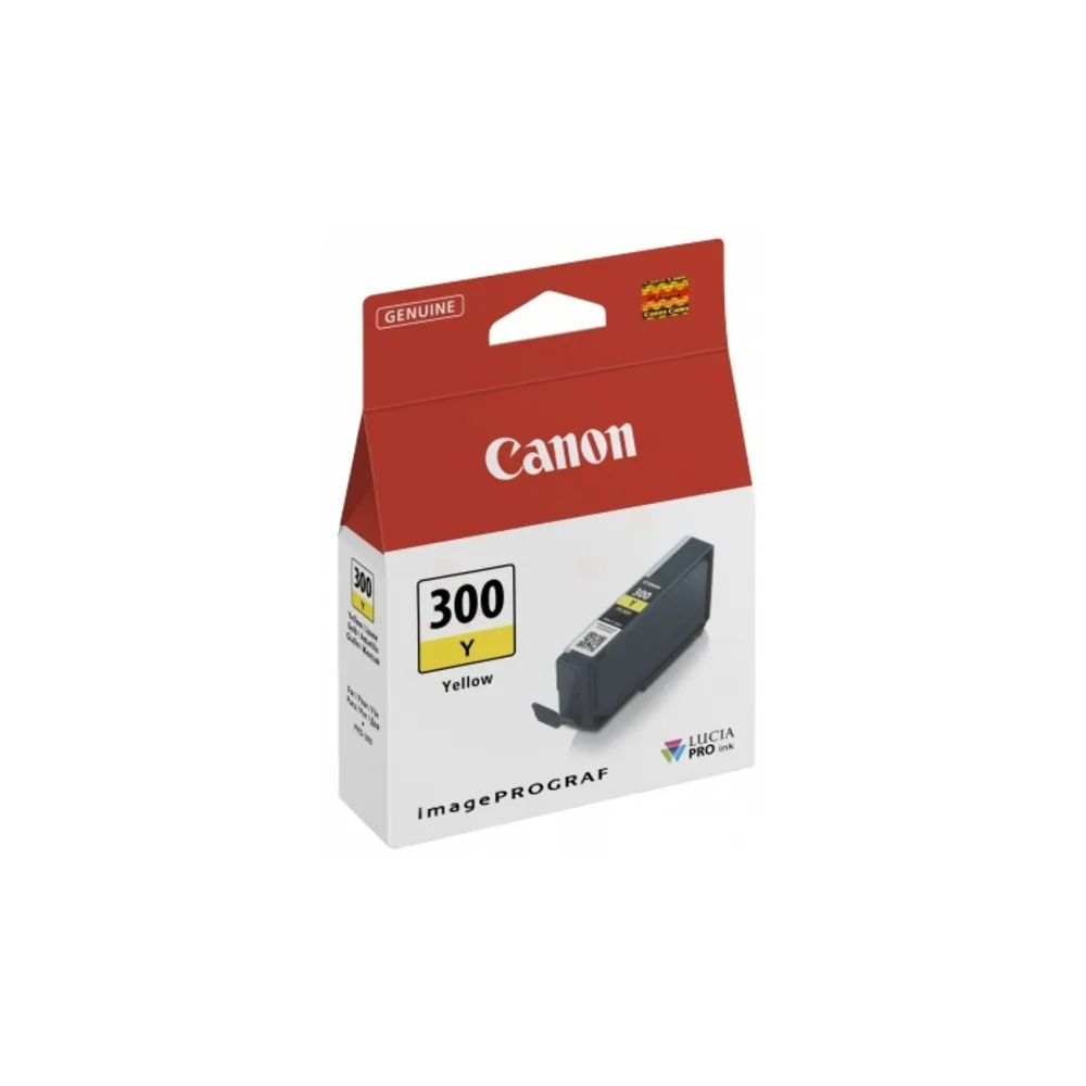 Original Canon 4196C001 / PFI300Y Tintenpatrone gelb