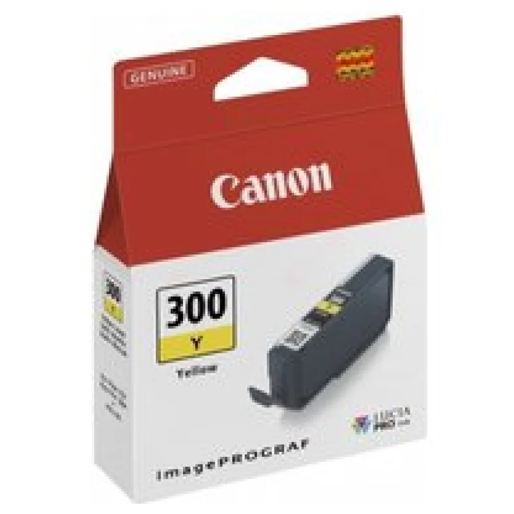 Original Canon 4196C001 / PFI300Y Tintenpatrone gelb – Bild 2