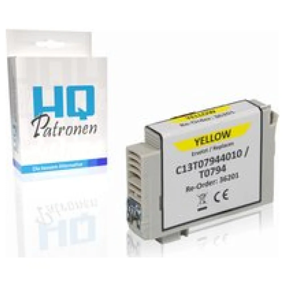Kompatibel zu Epson C13T07944010 / T0794 Tintenpatrone, gelb – Bild 2