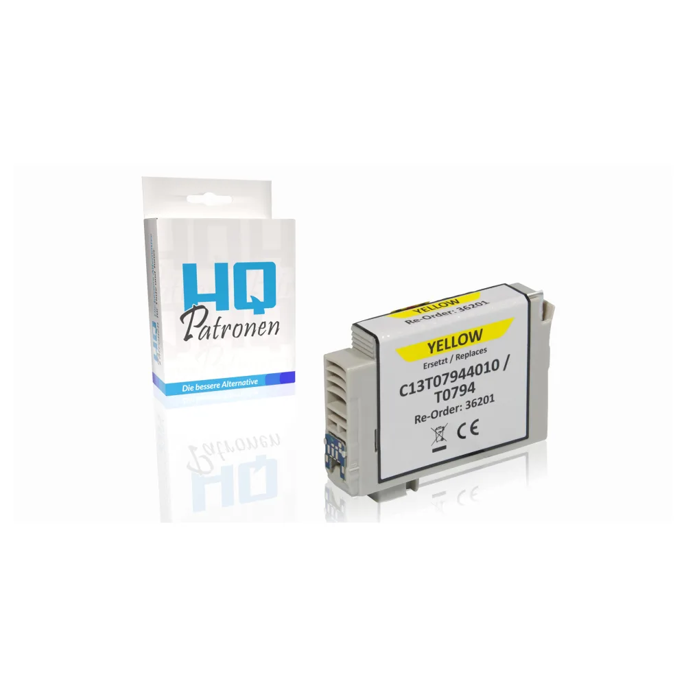 Kompatibel zu Epson C13T07944010 / T0794 Tintenpatrone, gelb
