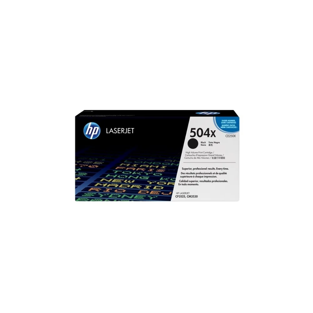 Original HP CE250X / 504X Toner schwarz