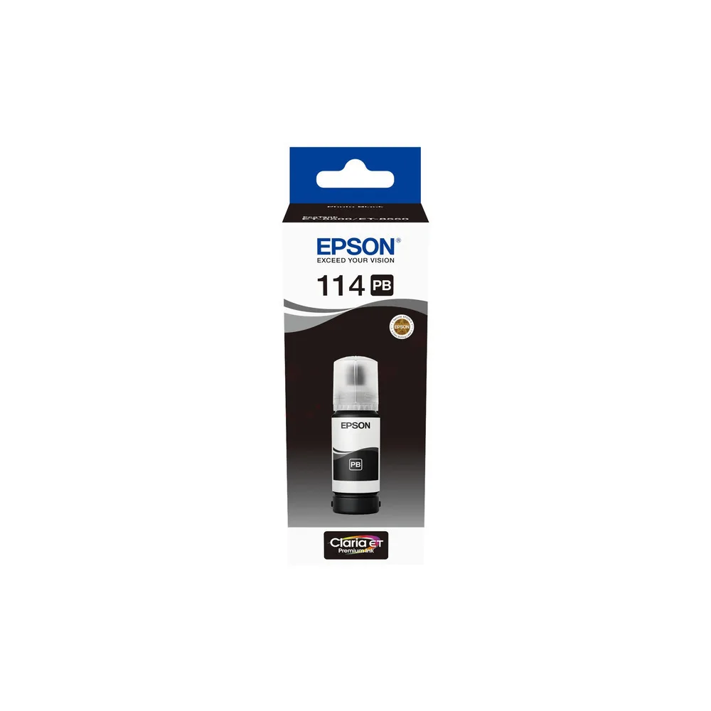 Original Epson C13T07B140 / 114 Tintenflasche Fotoschwarz