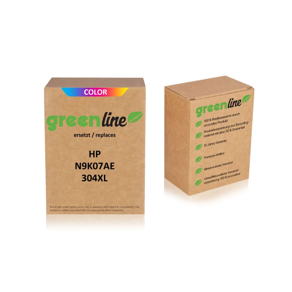 greenline ersetzt HP N9K07AE / 304XL Druckkopfpatrone, color