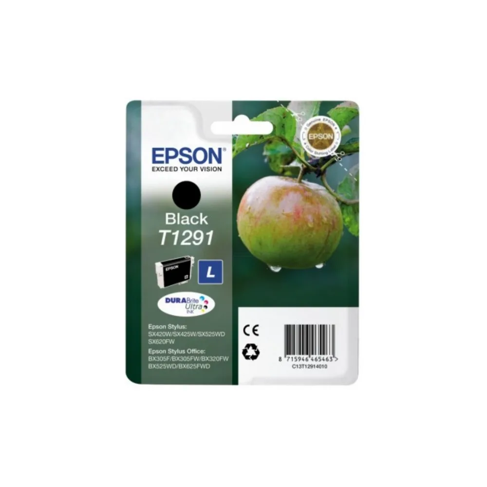Original Epson C13T12914012 / T1291 Tintenpatrone schwarz