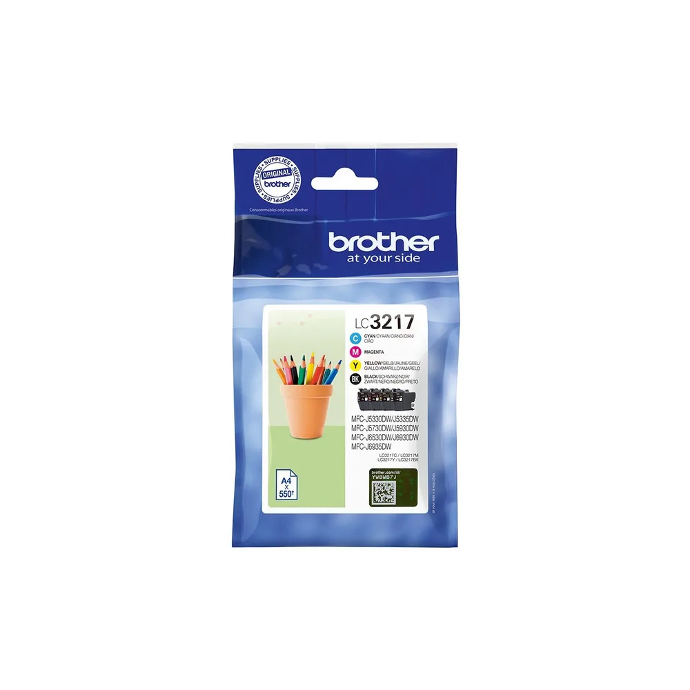 Original Brother LC3217VALDR Tintenpatrone Multipack