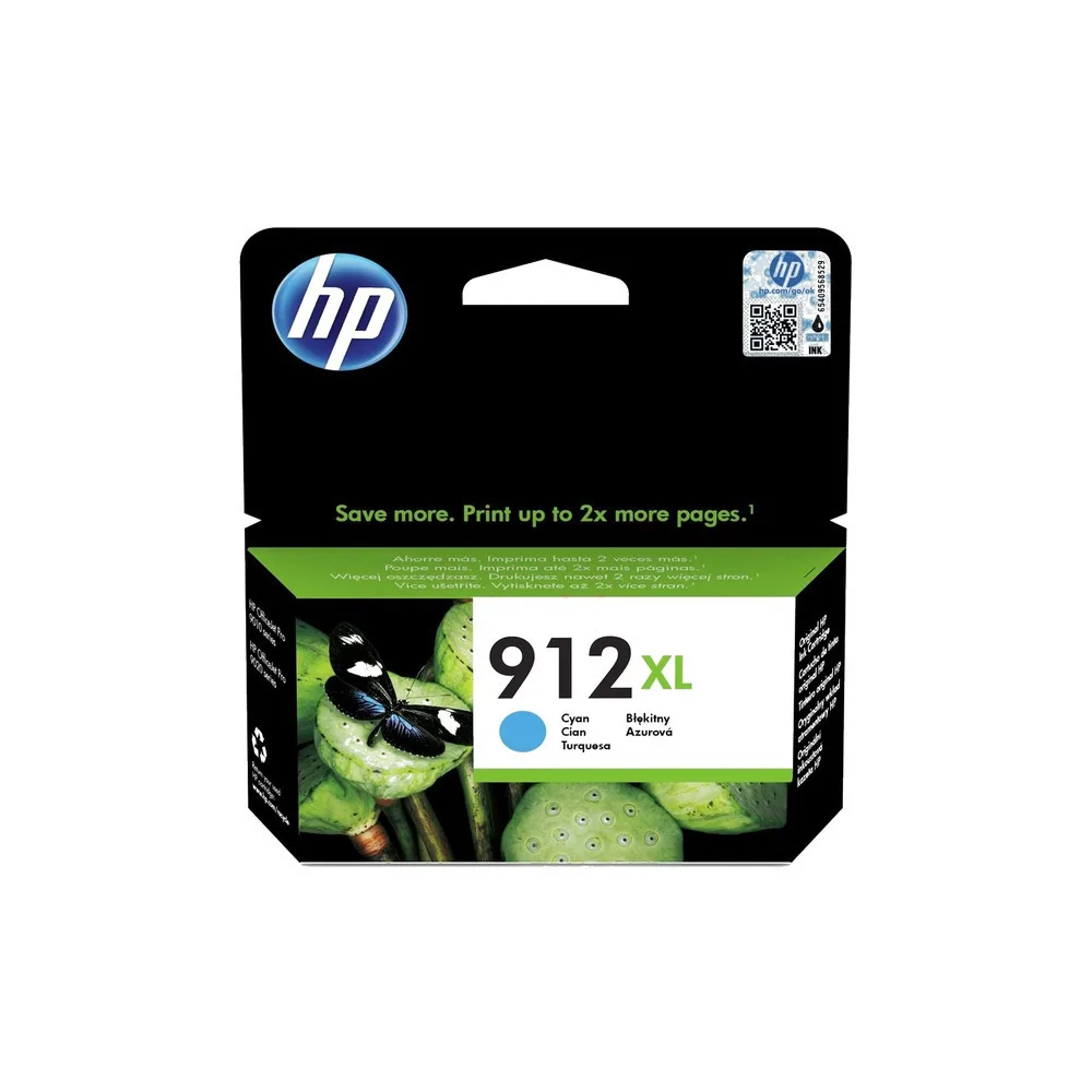 Original HP 3YL81AE / 912XL Tintenpatrone cyan
