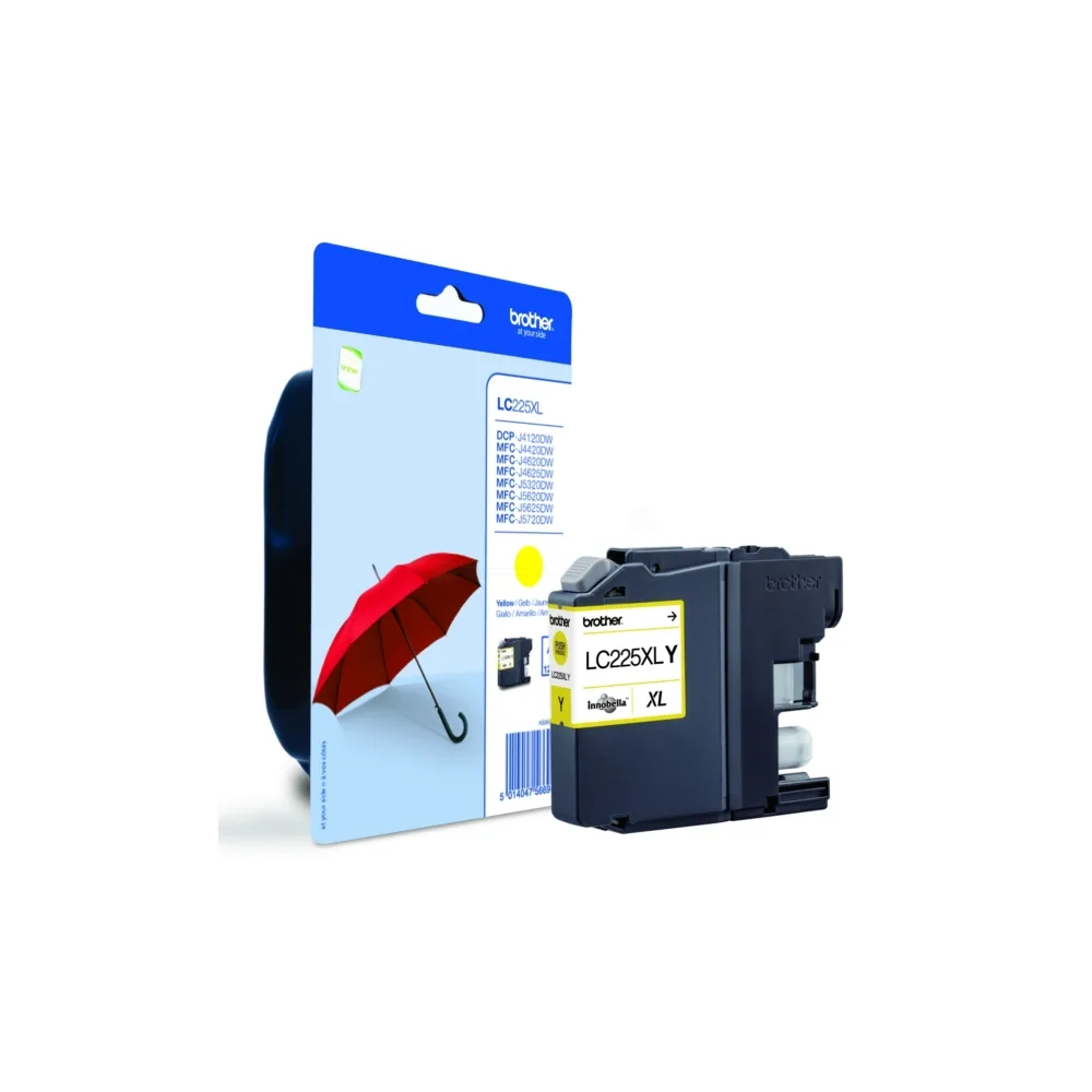 Original Brother LC225XLYBP Tintenpatrone gelb