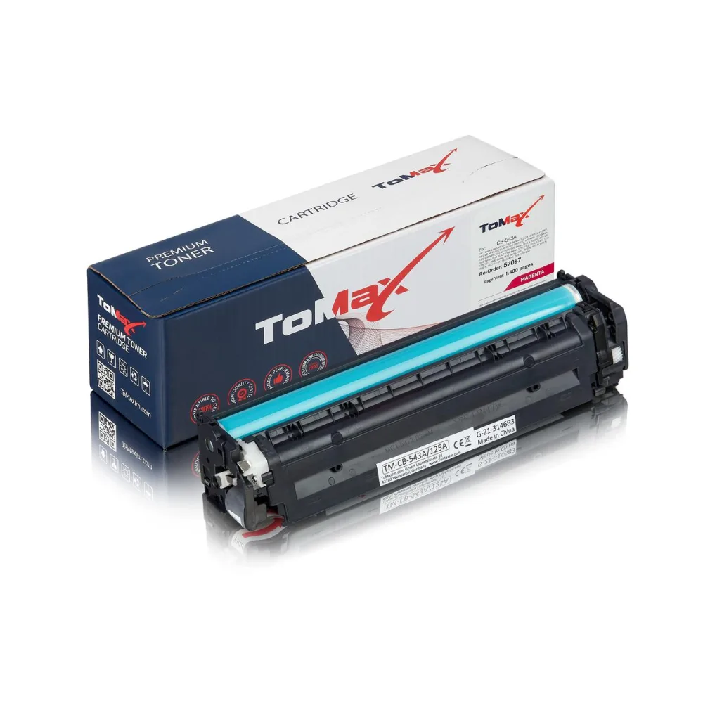 ToMax Premium ersetzt HP CB543A / 125A Toner, magenta