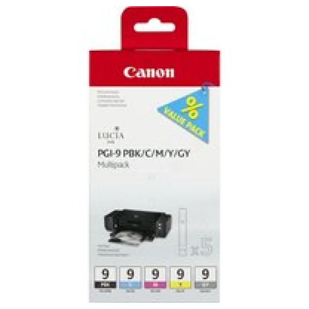 Original Canon 1034B013 / PGI9 Tintenpatrone MultiPack – Bild 2