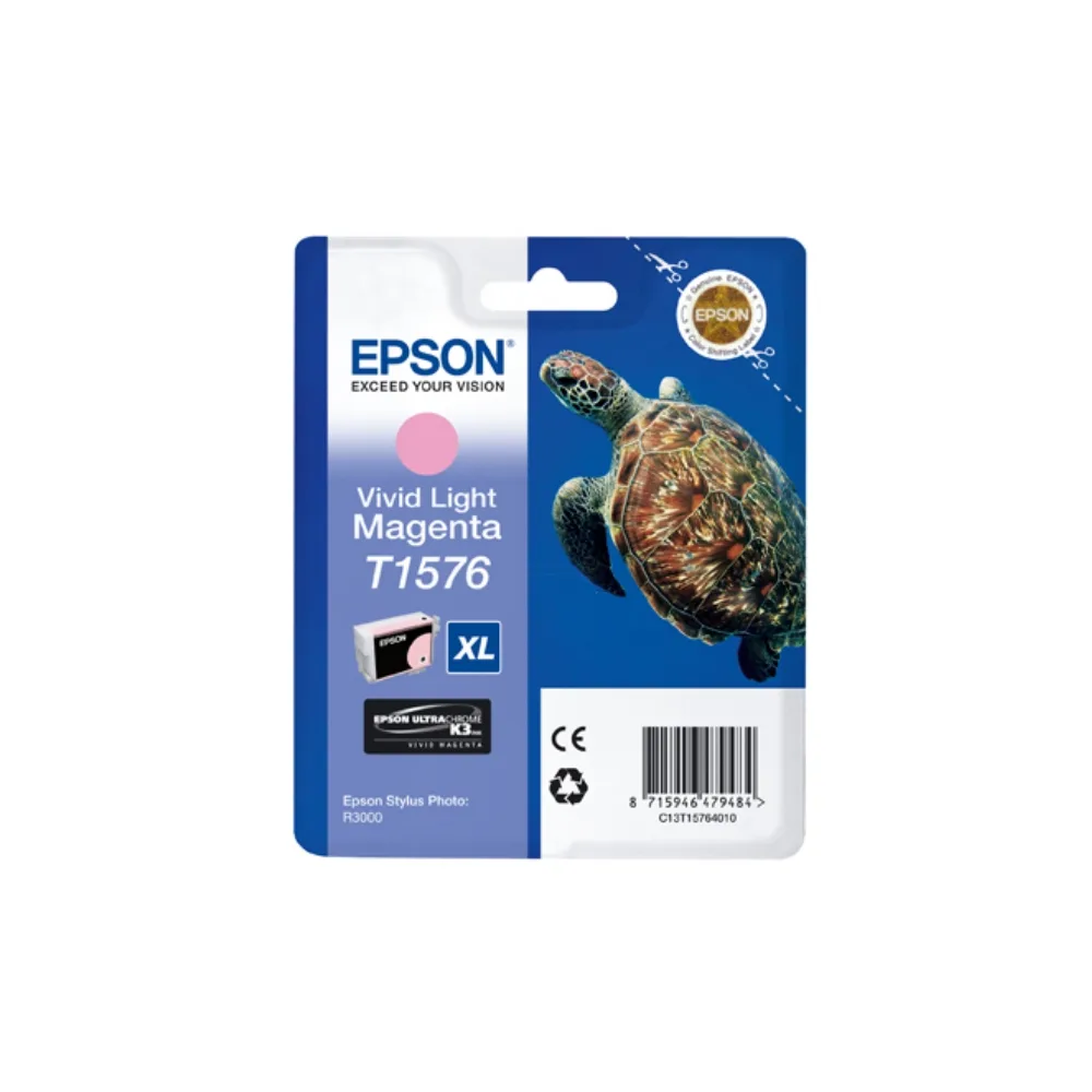 Original Epson C13T15764010 / T1576 Tintenpatrone magenta hell
