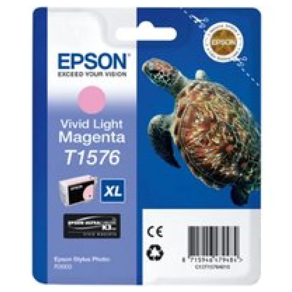 Original Epson C13T15764010 / T1576 Tintenpatrone magenta hell – Bild 2