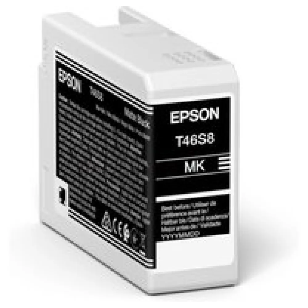 Original Epson C13T46S800 / T46S8 Tintenpatrone schwarz matt – Bild 2