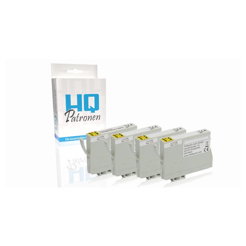 Multipack kompatibel zu Epson C13T06154010 / T0615 enthält 4x Tintenpatrone