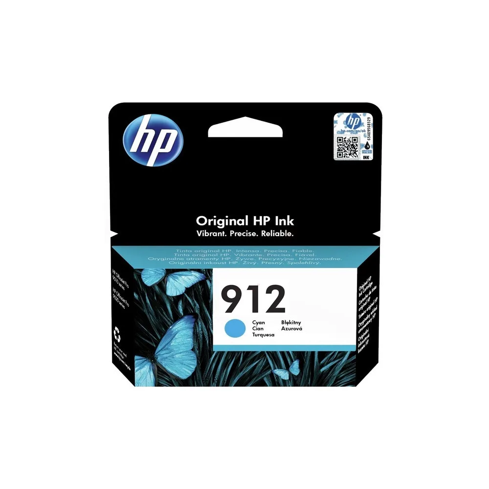 Original HP 3YL77AE / 912 Tintenpatrone cyan