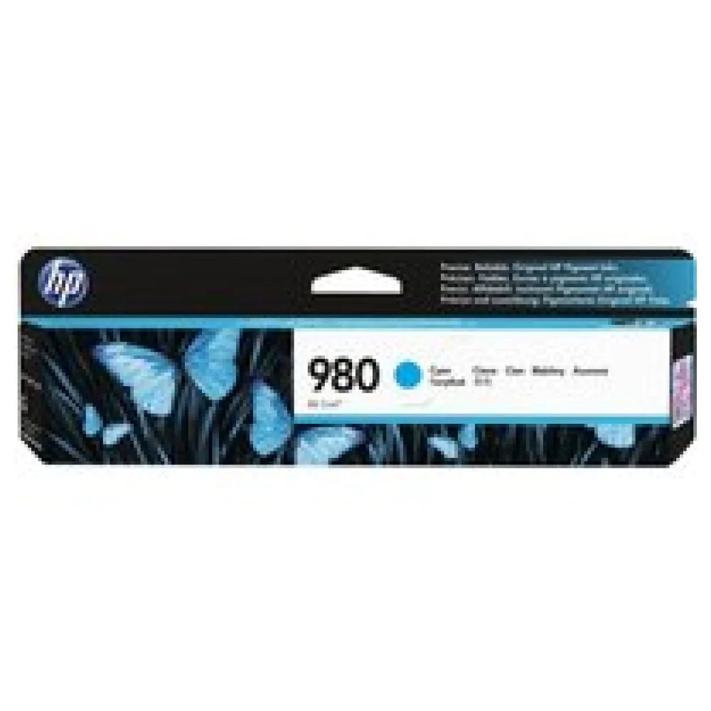 Original HP D8J07A / 980 Tintenpatrone cyan – Bild 2