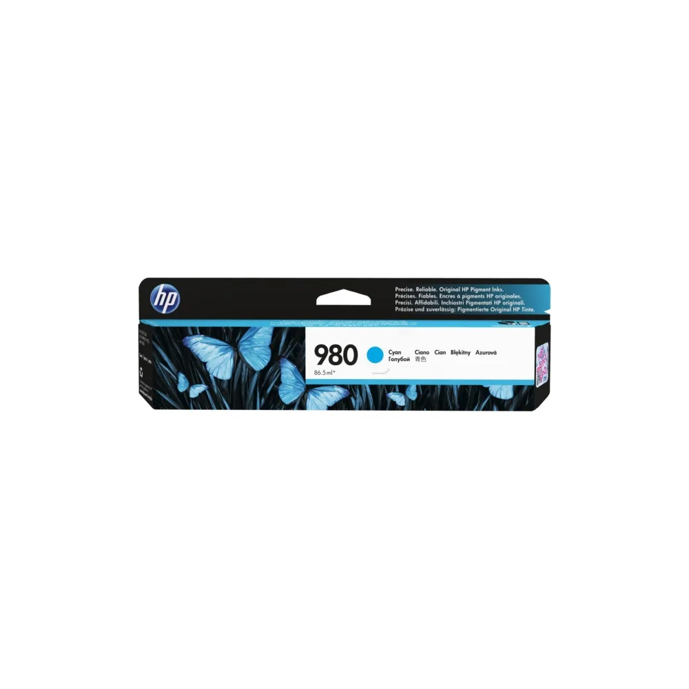 Original HP D8J07A / 980 Tintenpatrone cyan
