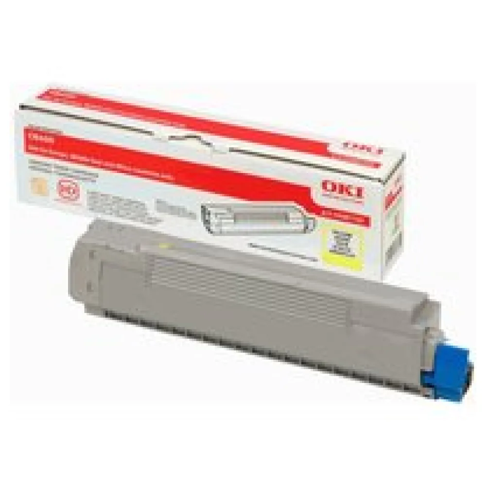 Original OKI 43487709 Toner gelb – Bild 2