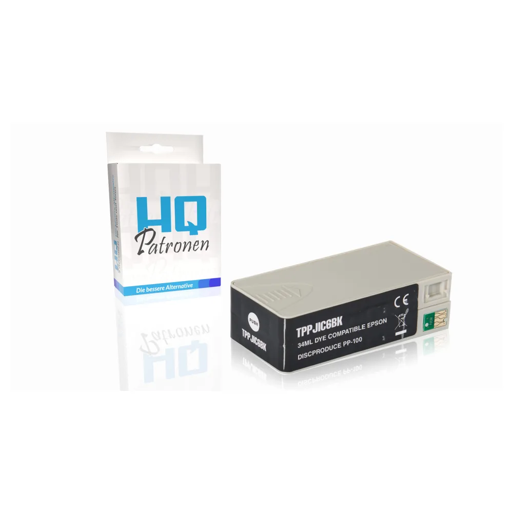Kompatibel zu Epson C13S020452 / PJIC6 Tintenpatrone, schwarz