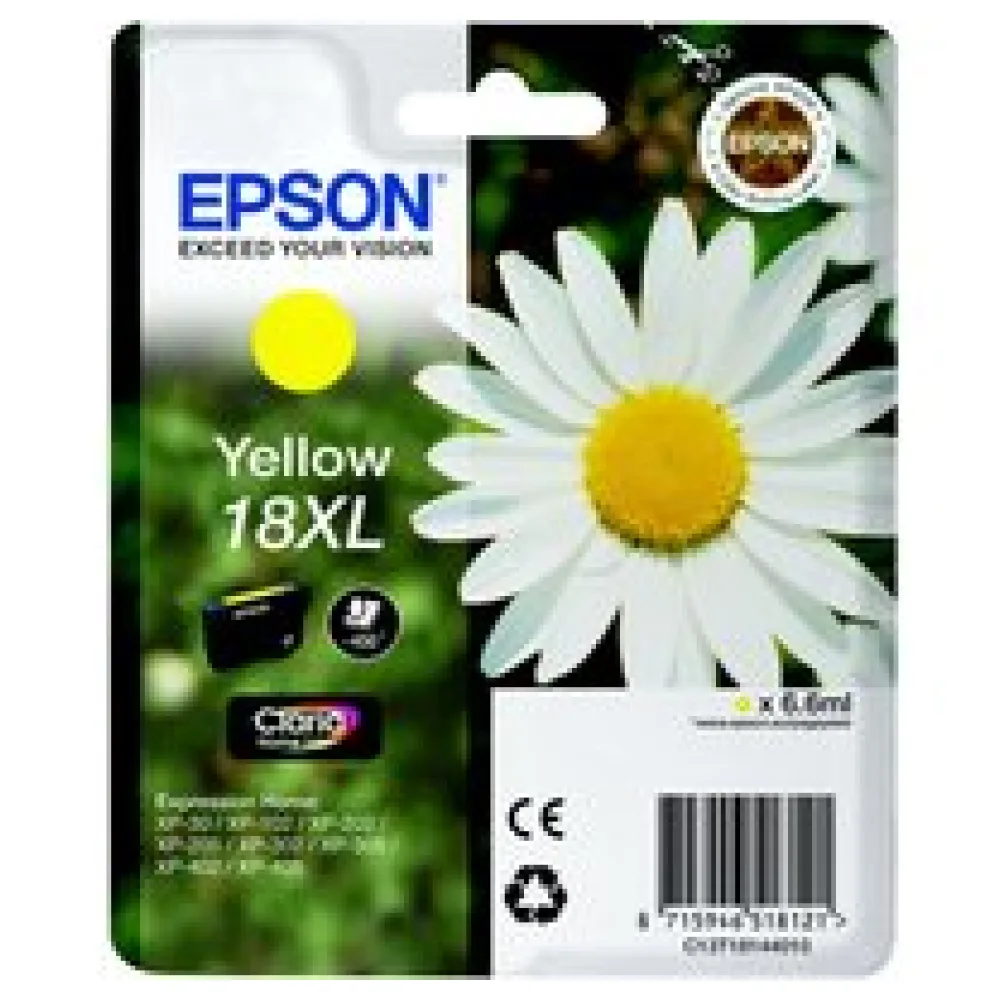 Original Epson C13T18144012 / 18XL Tintenpatrone gelb – Bild 2
