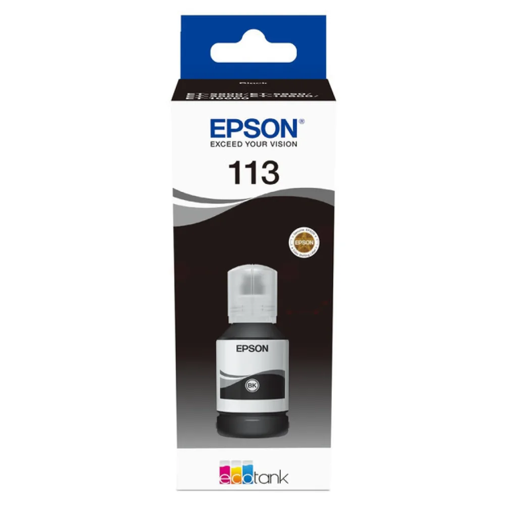 Original Epson C13T06B140 / 113 Tintenflasche schwarz