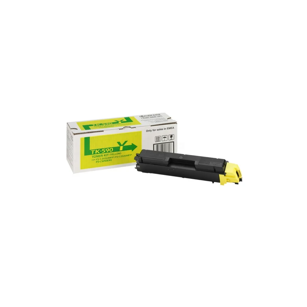 Original Kyocera 1T02KVANL0 / TK590Y Toner gelb