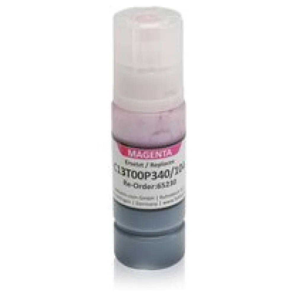 Kompatibel zu Epson C13T00P340 / 104 Flaschentinte, magenta – Bild 2