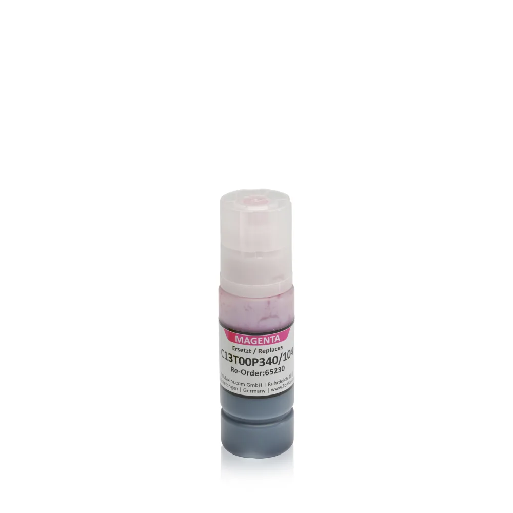 Kompatibel zu Epson C13T00P340 / 104 Flaschentinte, magenta